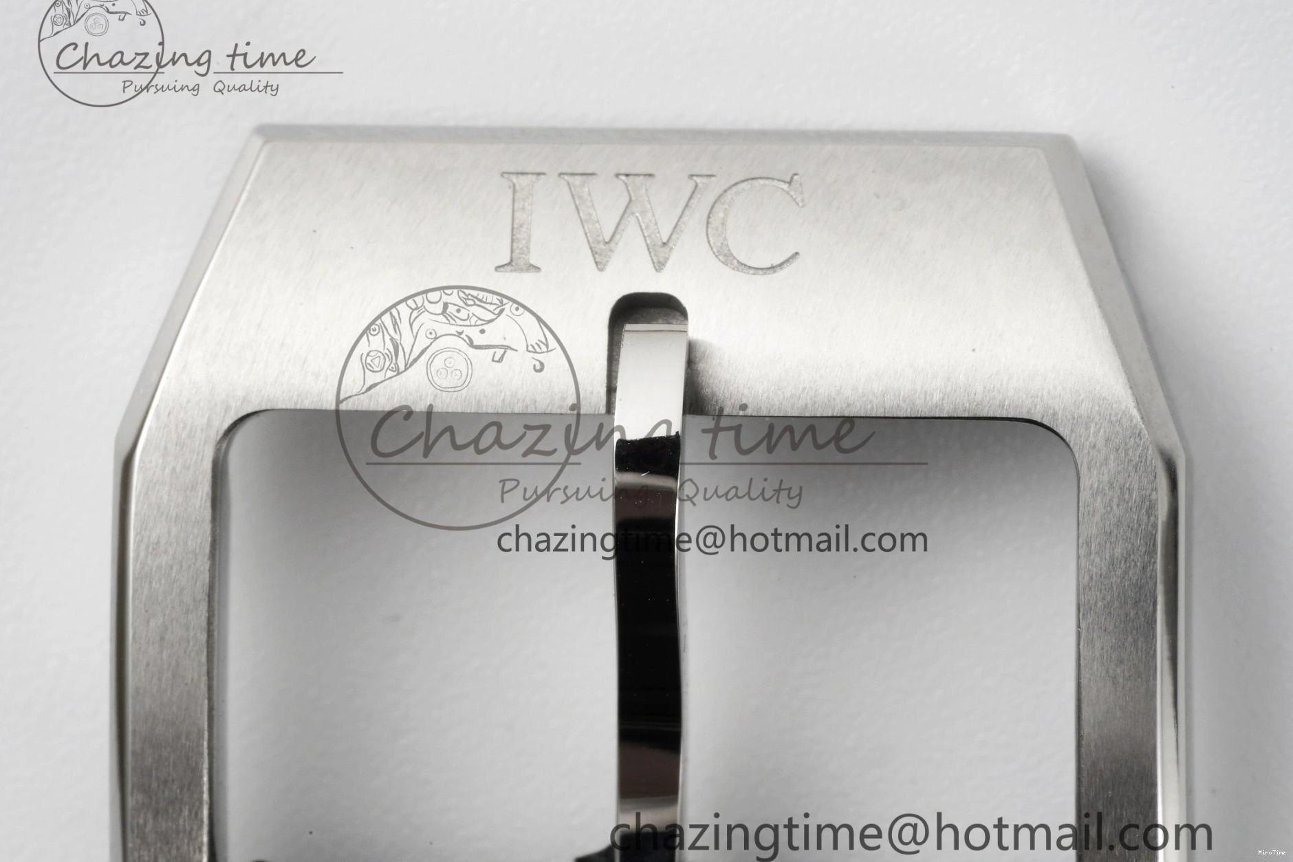 MIROTIME 0323 Pilot Chrono SS AZF 1:1 Best Edition Blue Dial on Brown Leather Strap A TimelessDesign 7060